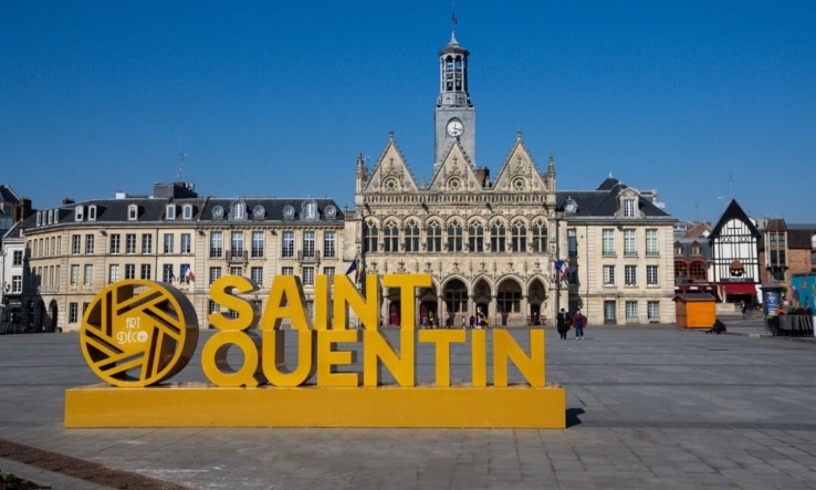 Vue du centre-ville de Saint-Quentin