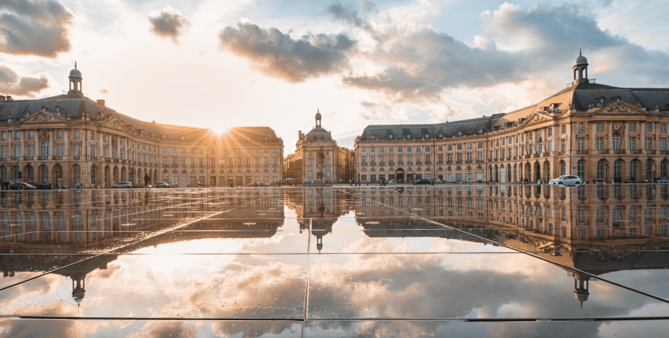 Vue de Bordeaux et de ses quais