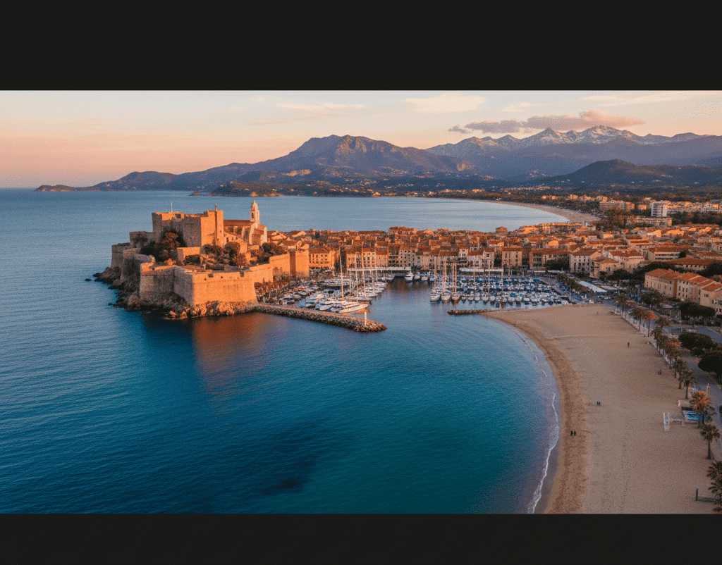 Vue de Calvi et de sa citadelle