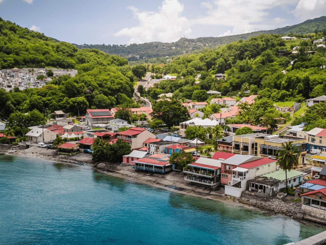 Vue de Saint-François en Guadeloupe