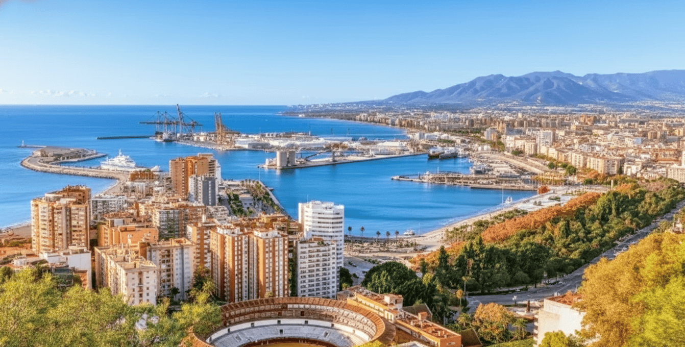 Vue de Malaga