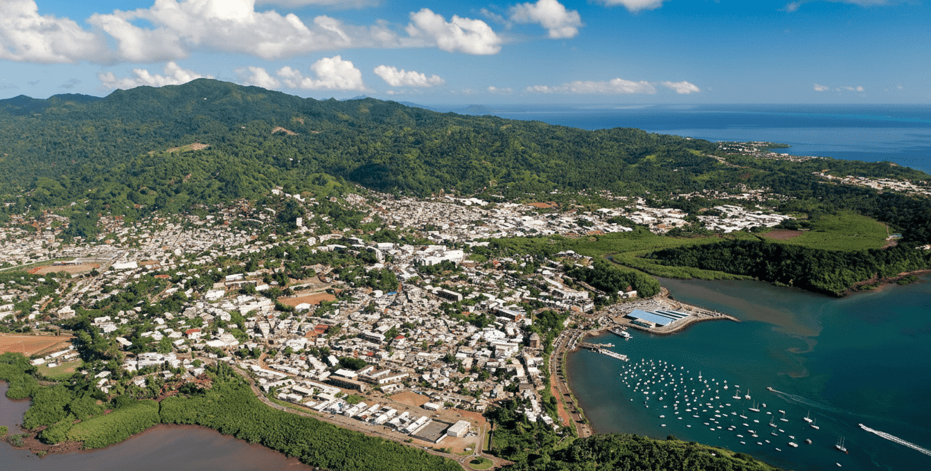 Vue de Mayotte