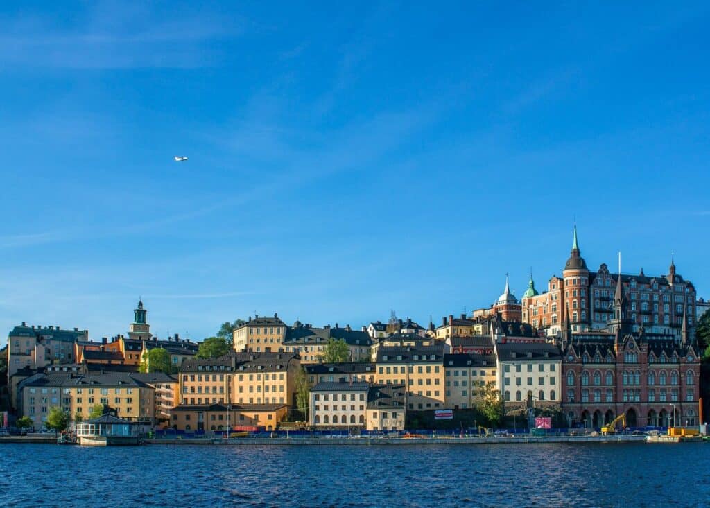 vue de Suède, Stockholm pour illustre un prêt pour investir à l'étranger.